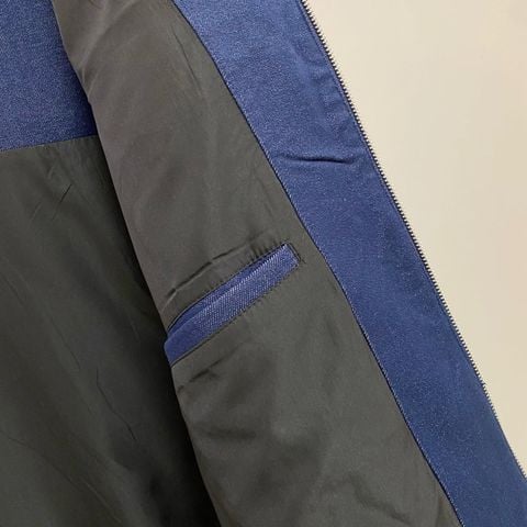 ÁO KHOÁC DENIM NAM G G PHỐI MẢNG DOUBLE G DỆT JACQUARD