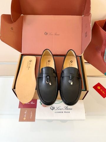 GIÀY DRIVER NAM L P SUMMER WALK DA BÒ VÂN HẠT – PHOM LOAFER LỊCH LÃM, ĐẾ HẠT CHỐNG TRƯỢT