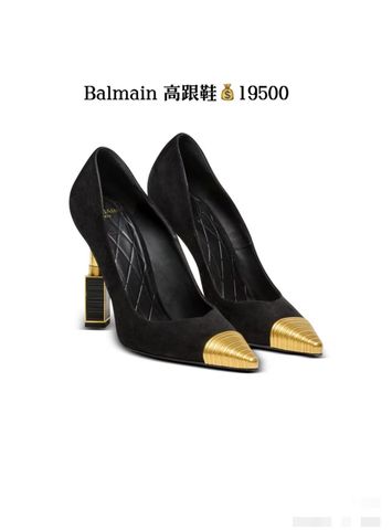 GIÀY CAO GÓT NỮ BALM MŨI BỌC KIM LOẠI – GÓT THỎI SON