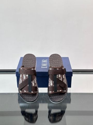 DÉP SLIDE NAM D O D-CLUB HỌA TIẾT OBLIQUE – ĐAI DỆT ADJUSTABLE