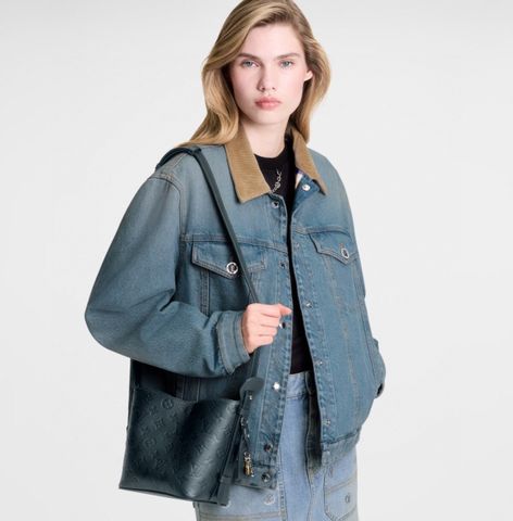 TÚI XÁCH NỮ LV* BUCKET MONOGRAM EMPREINTE XANH NGỌC TRAI