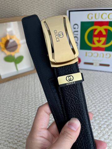 DÂY NỊT NAM GC KHÓA TỰ ĐỘNG MẠ VÀNG – DA BÒ NGUYÊN TẤM