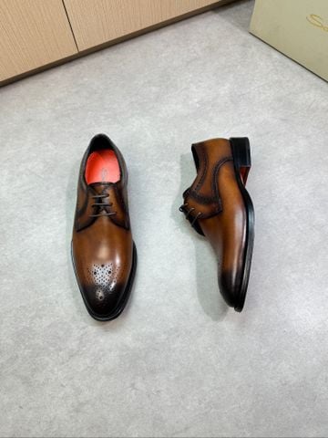 GIÀY NAM SAN* DERBY BROGUE HAND-PATINA NÂU HỔ PHÁCH