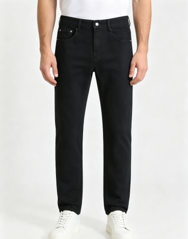 QUẦN JEANS NAM P R PHOM ỐNG ĐỨNG – DENIM COTTON ĐEN,