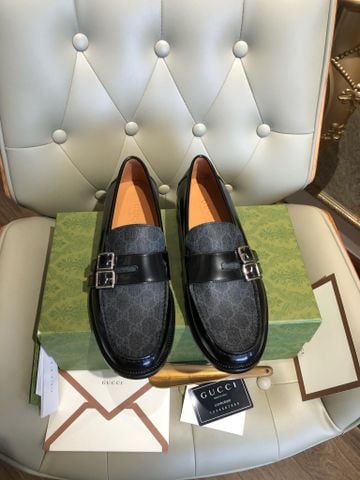 GIÀY NAM LOAFER GC PHOM LOAFER CỔ ĐIỂN LỊCH LÃM PHỐI HỌA TIẾT GG