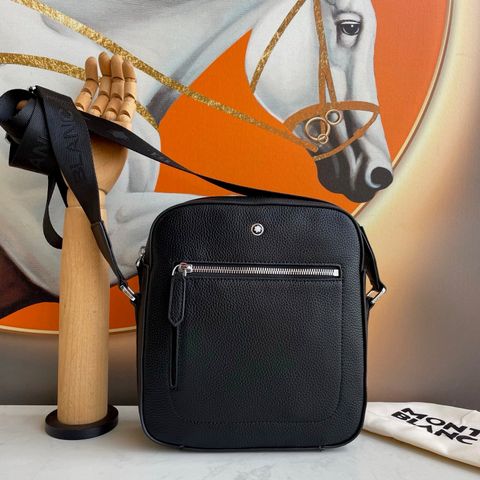 TÚI ĐEO CHÉO NAM MB* DA ĐEN THANH LỊCH FORM VUÔNG GỌN