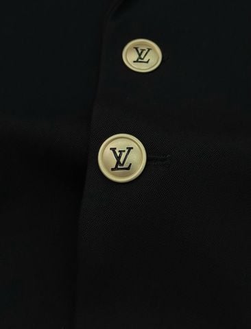ÁO BLAZER NAM L V TÚI NGỰC MONOGRAM PHỐI DA
