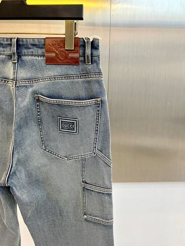 QUẦN JEANS NAM G C WASHED DENIM – PHOM ỐNG ĐỨNG, CHI TIẾT TÚI CÔNG NĂNG