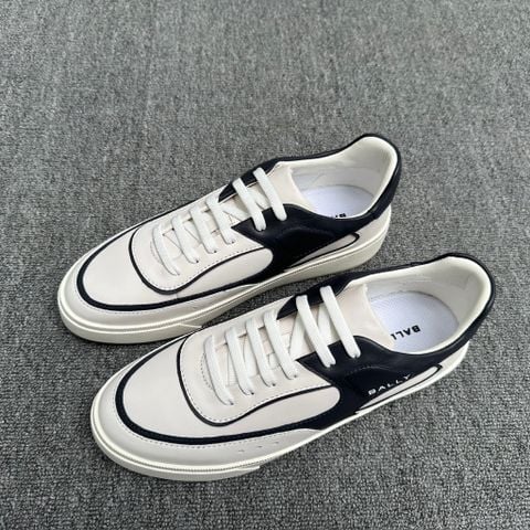 Giày thể thao nam Bally* RAISE BOARD SNEAKER – DA BÒ MỊN, ĐẾ CAO SU XOẮN CHỐNG TRƯỢT, PHỐI MÀU NỔI BẬT
