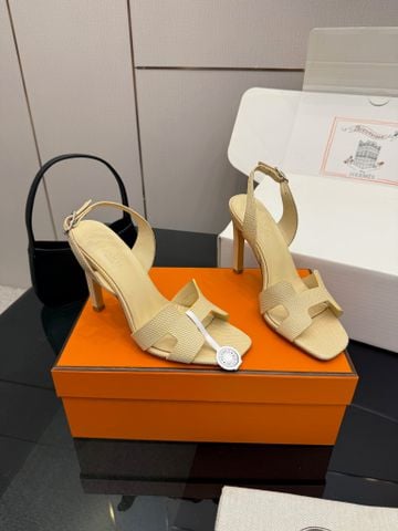 SANDAL CAO GÓT NỮ H M DA VÂN THẰN LẰN GÓT THANH MẢNH FORM H KINH ĐIỂN