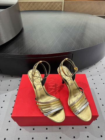 SANDAL CAO GÓT NỮ VAL DÂY MẢNH ÁNH KIM THANH LỊCH TÔN DA