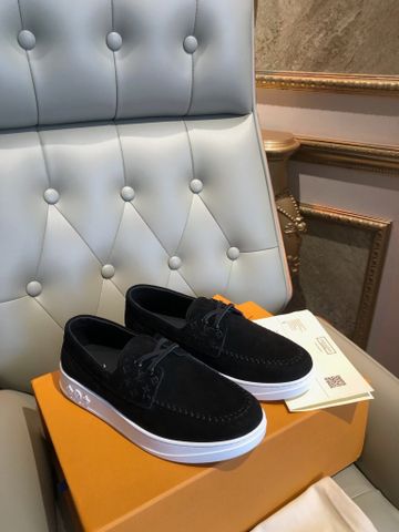 GIÀY NAM L*V  SLIP-ON DA BÊ LỘN – TỐI GIẢN, LỊCH LÃM