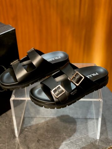 DÉP SANDAL NAM P R D DÁNG DOUBLE BUCKLE ĐẾ LUG 25MM