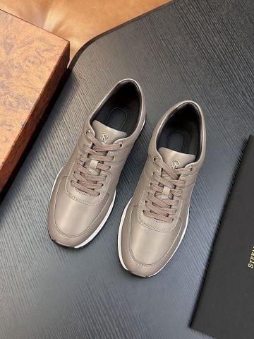 GIÀY SNEAKER NAM SR DA BÒ NGUYÊN TẤM PHOM TỐI GIẢN SANG TRỌNG