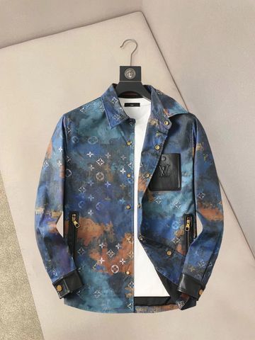 ÁO KHOÁC NAM L V COACH JACKET HIỆU ỨNG WATERCOLOR