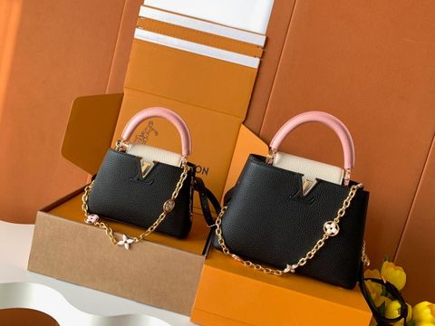 TÚI XÁCH NỮ LV* CAPUCINES BB / MINI – HOA MONOGRAM CHARM CHAIN
