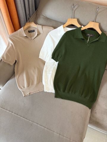 ÁO POLO DỆT KIM NAM L P DIAMOND JACQUARD – CỔ MỞ THANH LỊCH, SỢI DỆT SIÊU MẢNH