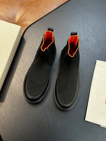 BOOT NAM SANT CHELSEA VẢI CO GIÃN PHỐI DA BÒ LỲ