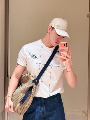 ÁO THUN NAM NỮ F D LINE EMBROIDERY LOGO – FORM RELAXED UNISEX