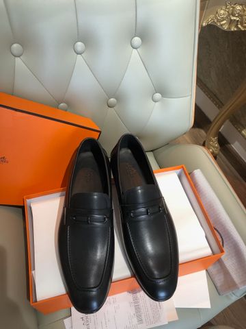 Giày nam Loafer Herme*  phiên bản Roulis buckle