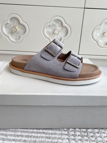 DÉP NAM NỮ BC DA LỘN 2 KHÓA BẢN LỚN PHOM BIRKEN CỔ ĐIỂN