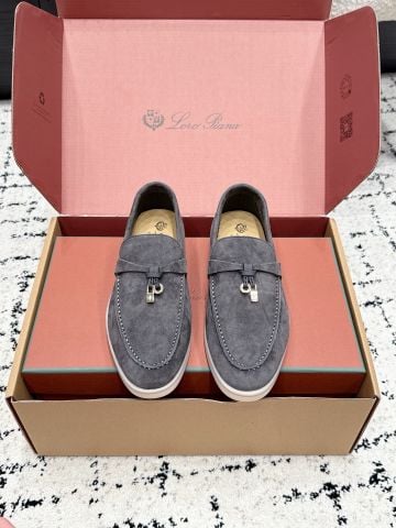 GIÀY LOAFER NAM NỮ L P SUMMER CHARMS WALK DA LỘN PHOM ĐẾ BẰNG