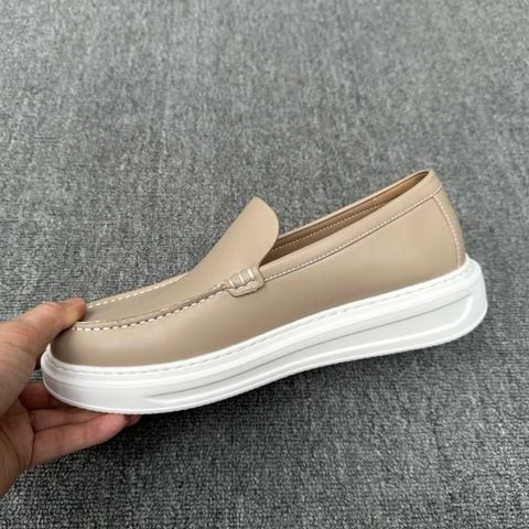 GIÀY SLIP ON NAM LV PHOM LOAFER DA BÒ LỚP ĐẦU ĐẾ TPU SIÊU NHẸ MONOGRAM