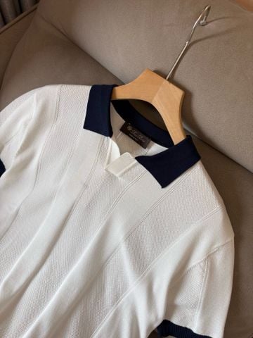 ÁO POLO NAM LP DỆT JACQUARD HỌA TIẾT QUẢ TRÁM, CỔ PHỐI TƯƠNG PHẢN