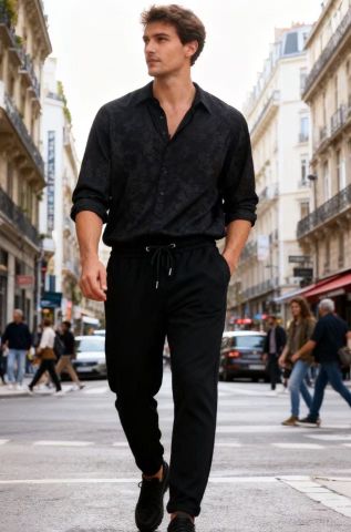 QUẦN JOGGER NAM L P PHOM TAPERED PHỐI TÚI HỘP