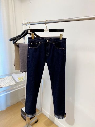 QUẦN JEANS NAM DR PHOM ĐỨNG GỌN WASH NHẸ CHỈ NỔI SẮC NÉT