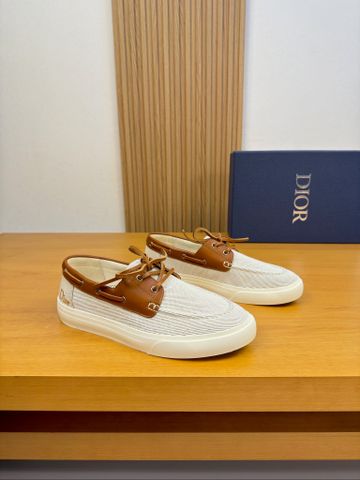 GIÀY BOAT SHOE NAM D R PHOM HYBRID CANVAS PHỐI DA BÊ NAPPA