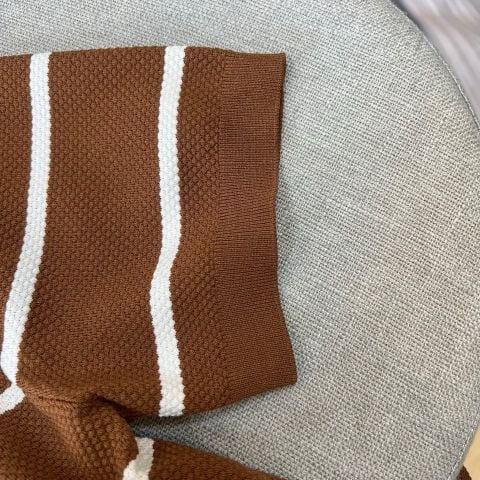 ÁO PHÔNG NAM P L CỔ TRÒN KẺ NGANG – VẢI DỆT KIM COTTON CHẢI KỸ