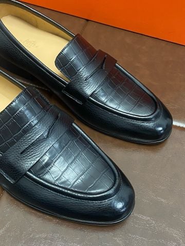 GIÀY LOAFER NAM H M DA BÊ PHỐI VÂN CÁ SẤU – PHOM BUSINESS LUXURY