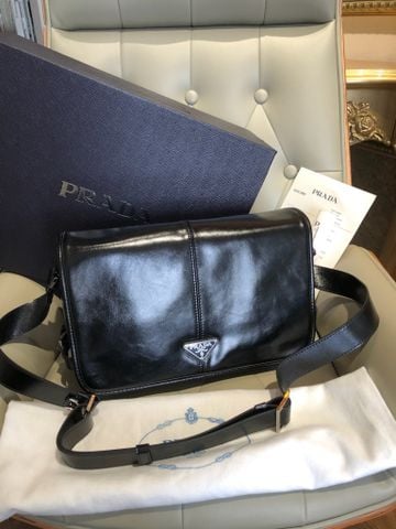 TÚI ĐEO CHÉO UNISEX PRD DÁNG POSTMAN DA OIL WAX BÓNG TỰ NHIÊN