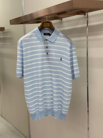 ÁO POLO NAM P R L DÒNG KNITTED SHORT SLEEVE POLO SỌC NGANG DỆT TEXTURE