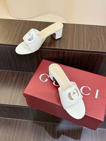Dép nữ GUCC* MULE GG RỖNG PHIÊN BẢN VINTAGE
