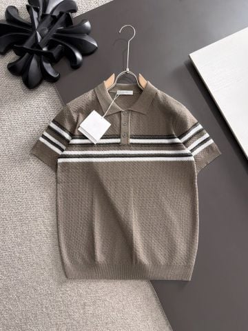 ÁO POLO DỆT KIM NAM T R – TEXTURED KNIT 14-GAUGE, SỢI COTTON CHẢI KỸ