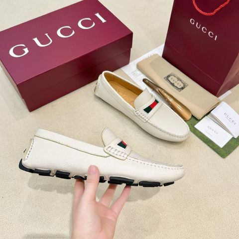 GIÀY MOCCASIN NAM GC DẢI WEB SIGNATURE DA HẠT/ DA LỲ