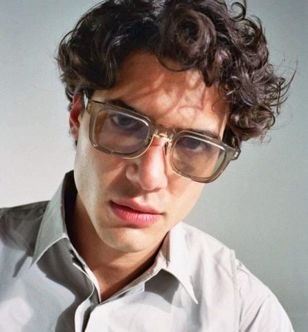 KÍNH MẮT NAM KBRM MASKE N4 FORM VUÔNG ACETATE TRONG PHỐI KIM LOẠI