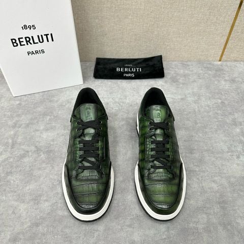 GIÀY NAM BERLUTTI  PLAYOFF PATINA XANH RỪNG