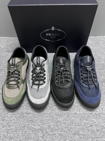 GIÀY SNEAKER NAM PRD LOW-TOP PHỐI LƯỚI DA GỌN PHOM, NHẸ CHÂN VÀ THOÁNG KHÍ