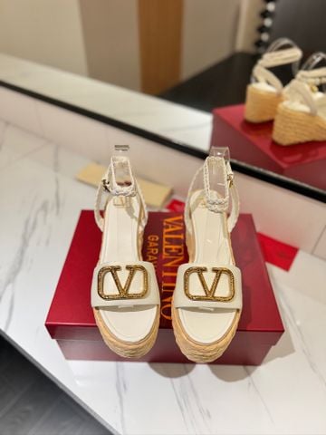 Giày cao gót VALENTINOO*  Xuân Hè Đế xuồng Logo