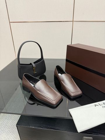 GIÀY LOAFER NỮ AL MŨI VUÔNG SANG TRỌNG – PHOM GỌN TÔN DÁNG