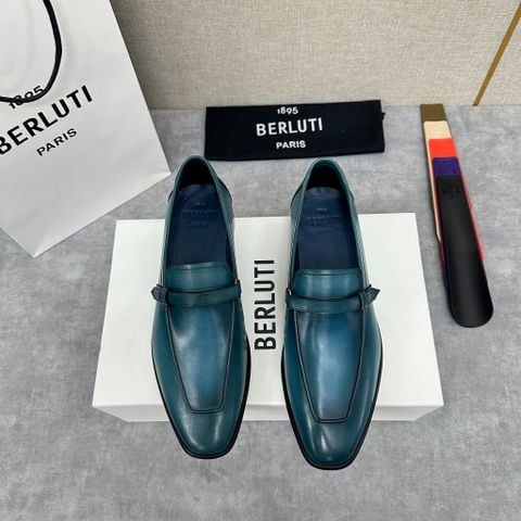 GIÀY NAM BERLUTTI LOAFER LORENZO PATINA NÂU HỔ PHÁCH