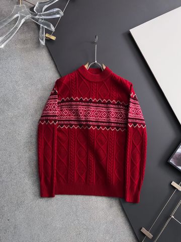 ÁO LEN UNISEX LP HỌA TIẾT NOEL ĐỎ – DỆT JACQUARD SANG TRỌNG
