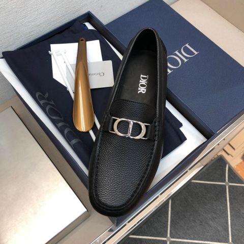 GIÀY MOCCASIN NAM Di*or* LOAFER LÁI XE DA BÊ VÂN HẠT • KHOÁ KIM LOẠI ĐÔI