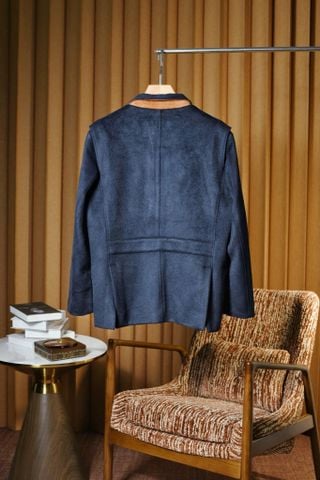 ÁO KHOÁC NAM L P ROADSTER – CASHMERE & WOOL, PHỐI DA CỪU SUEDE, CHẤT LƯỢNG THƯỢNG HẠNG