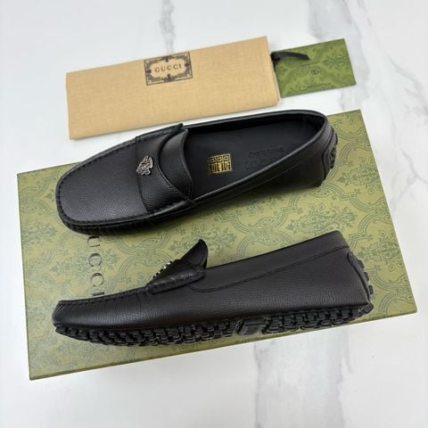 GIÀY DRIVER NAM G C – PHOM MOCCASIN MAY VIỀN, HUY HIỆU CREST, 3 PHIÊN BẢN DA BÒ