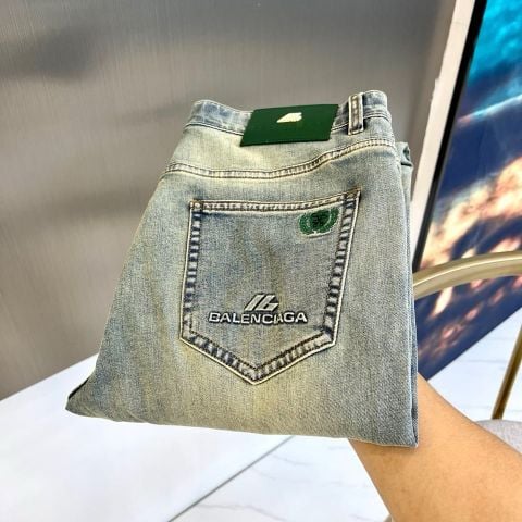 QUẦN JEANS NAM B C WASHED DENIM – PHOM ỐNG ĐỨNG, CHI TIẾT TÚI CÔNG NĂNG
