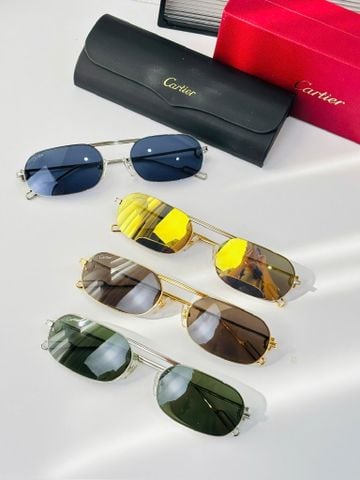 KÍNH MÁT NAM NỮ CRT DÁNG KHÔNG VIỀN THANH MẢNH – PHOM CHỮ NHẬT SANG GỌN